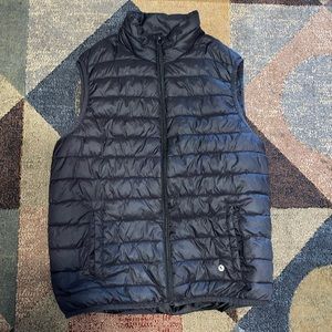 Black puffer jacket